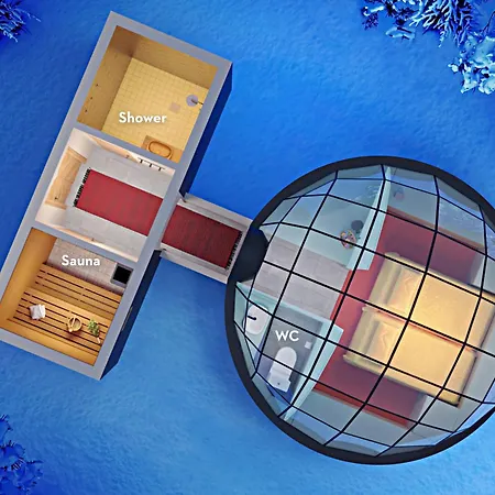 カクシラウッタネン 北極リゾート イグルー&シャレー ホテル