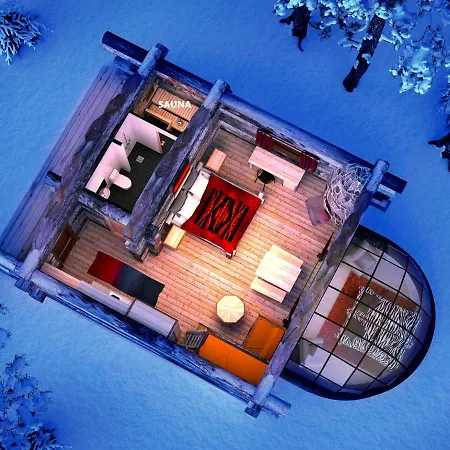 卡克斯劳塔宁阿克蒂克度假酒店 - 圆顶小屋和小木屋 5* 萨利色尔卡