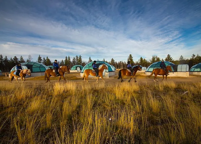 ホテル カクシラウッタネン 北極リゾート イグルー&シャレー サーリセルカ